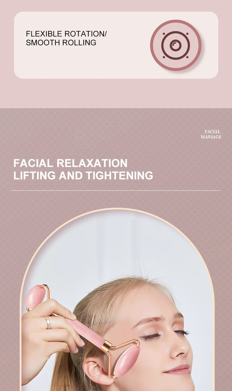 Rouleau en résine pour le visage, le cou et les yeux