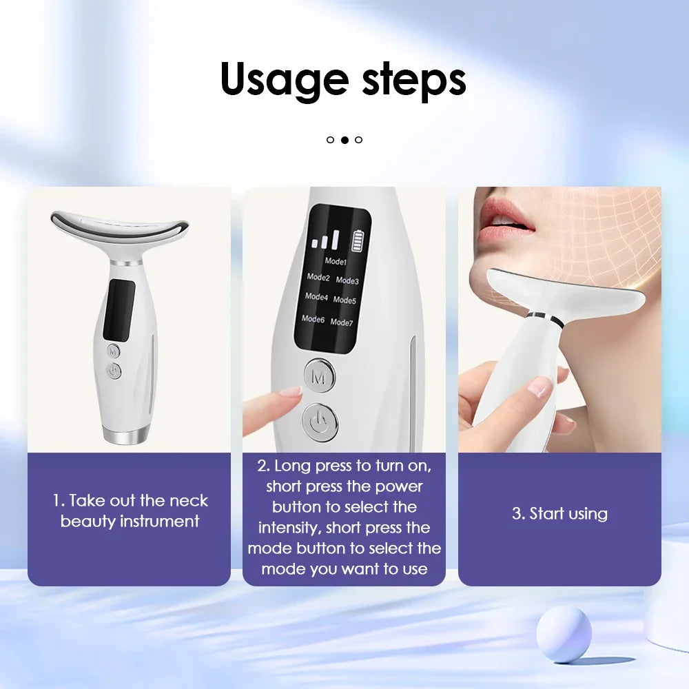 Masseur électrique pour le cou et visage